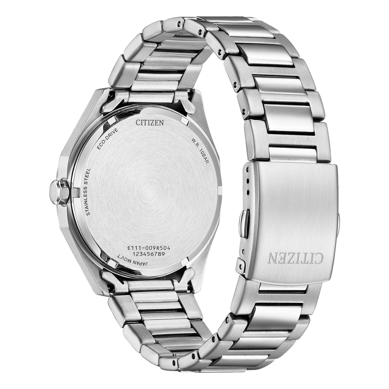 Citizen Eco-Drive Turquoise Dial Stainless Steel Watch BM7631-87M