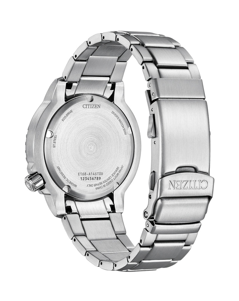 Citizen Eco-Drive Stainless Steel Grey Dial Watch BN0167- 50H