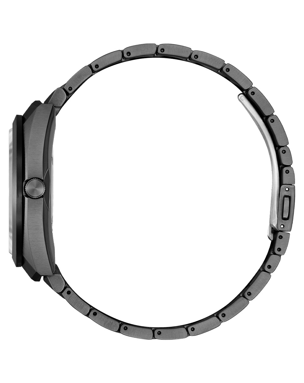 Citizen Eco-Drive Black Stainless Steel Watch Starry Sky Dial
