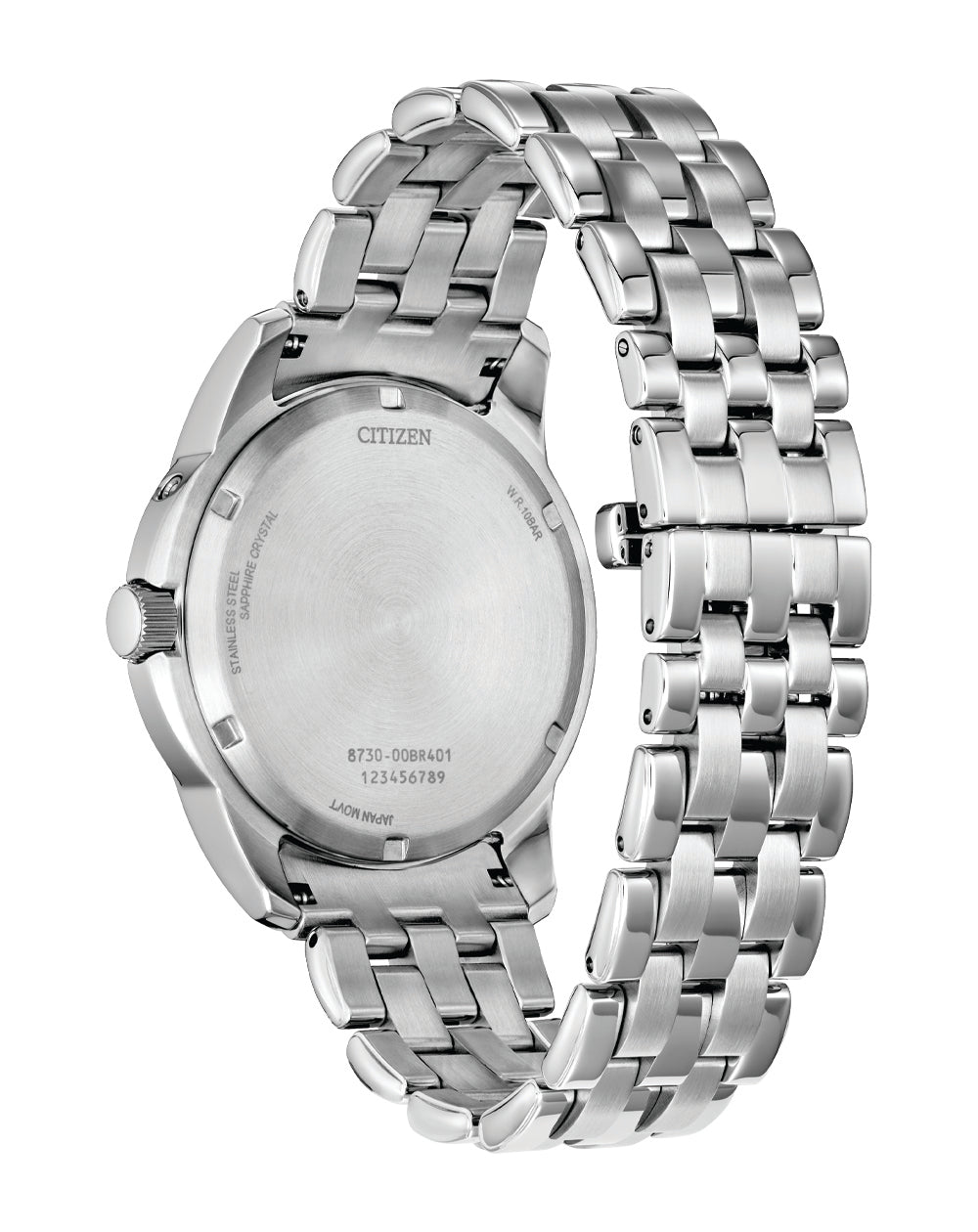 Citizen Calendrier Moonphase Pink Dial Stainless Steel Watch BU0080-52X
