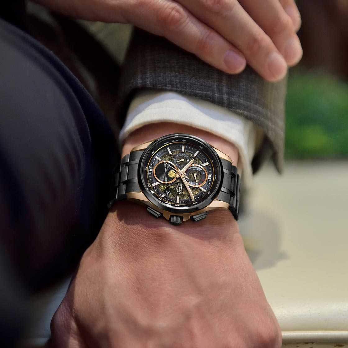 CITIZEN ATTESA BY1009-64Y 腕時計 Citizen Attesa Eco-Drive Moon Phase BY1009-64Y