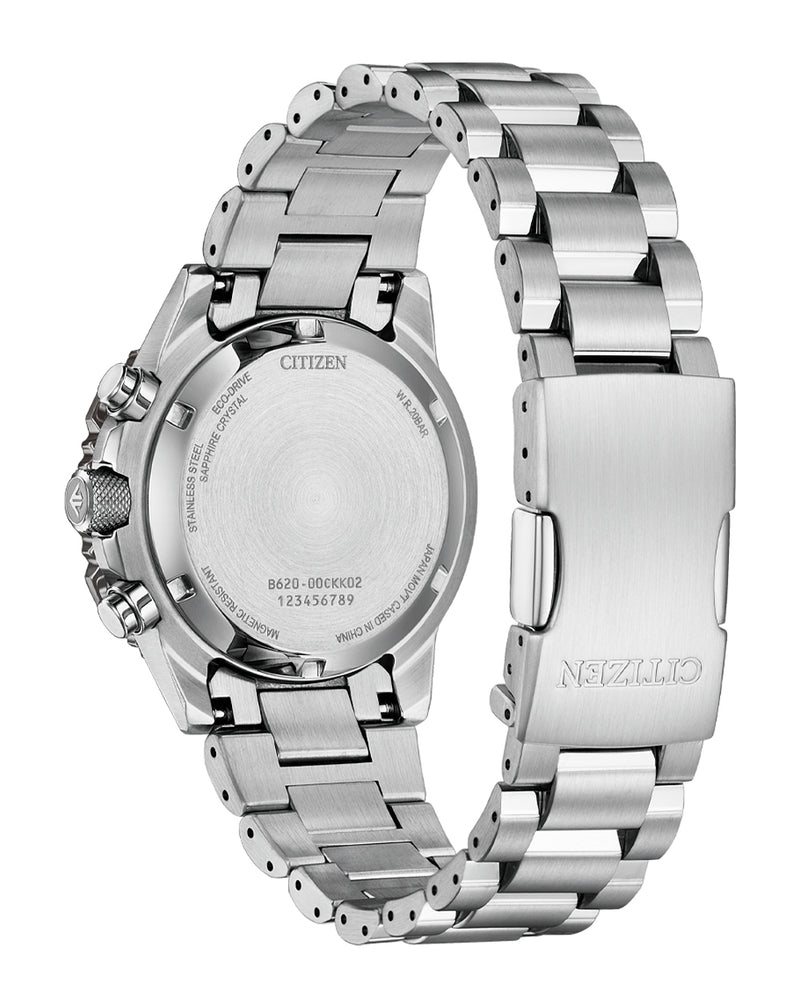 Citizen Eco-Drive Promaster Navihawk Brown Dial Stainless Steel Watch CA4664-60X