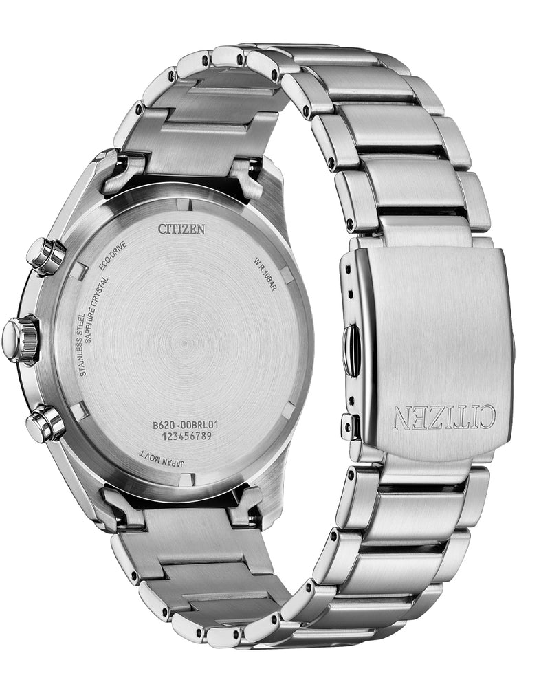 Citizen Eco-Drive White Dial Stainless Steel Watch CA4674-58A