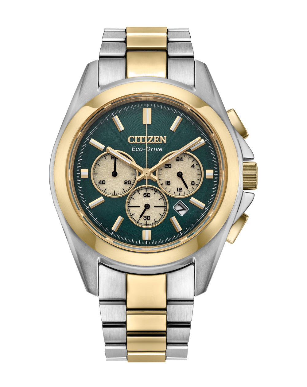 Citizen Eco-Drive Green Dial Stainless Steel Watch CA4684-54X