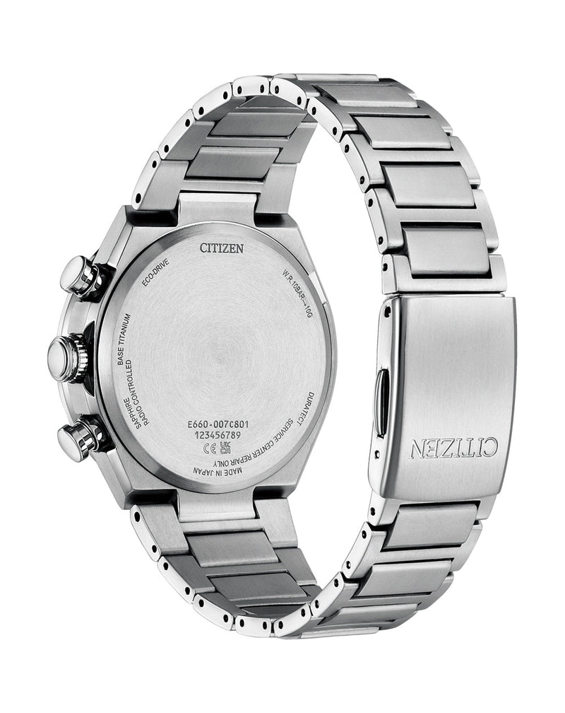 Citizen Attesa Gnts Eco-Drive Titanium Watch CB5966-69E