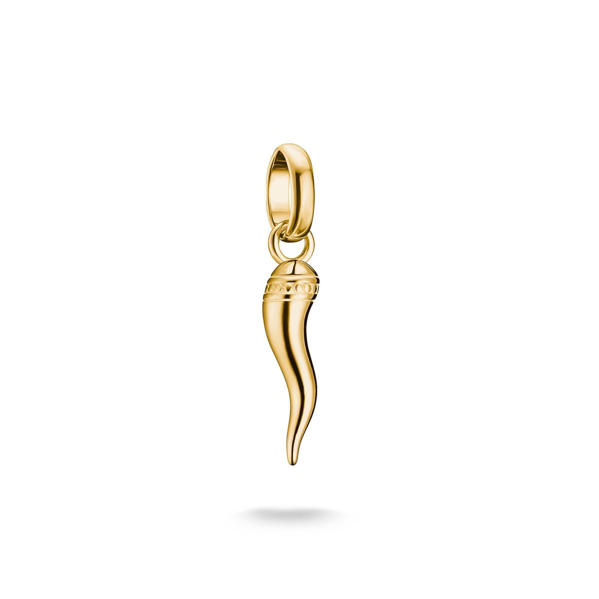 Thomas Sabo Gold-Plated Cornicello Horn Charm CCC1328MY CCC1328MY front packshot