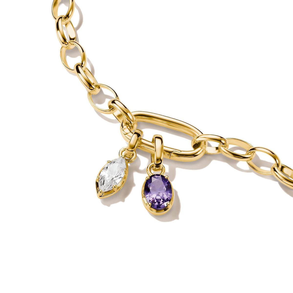 Thomas Sabo Gold-Plated April Birthstone Charm CCC1332MY CCC1332MY view 2