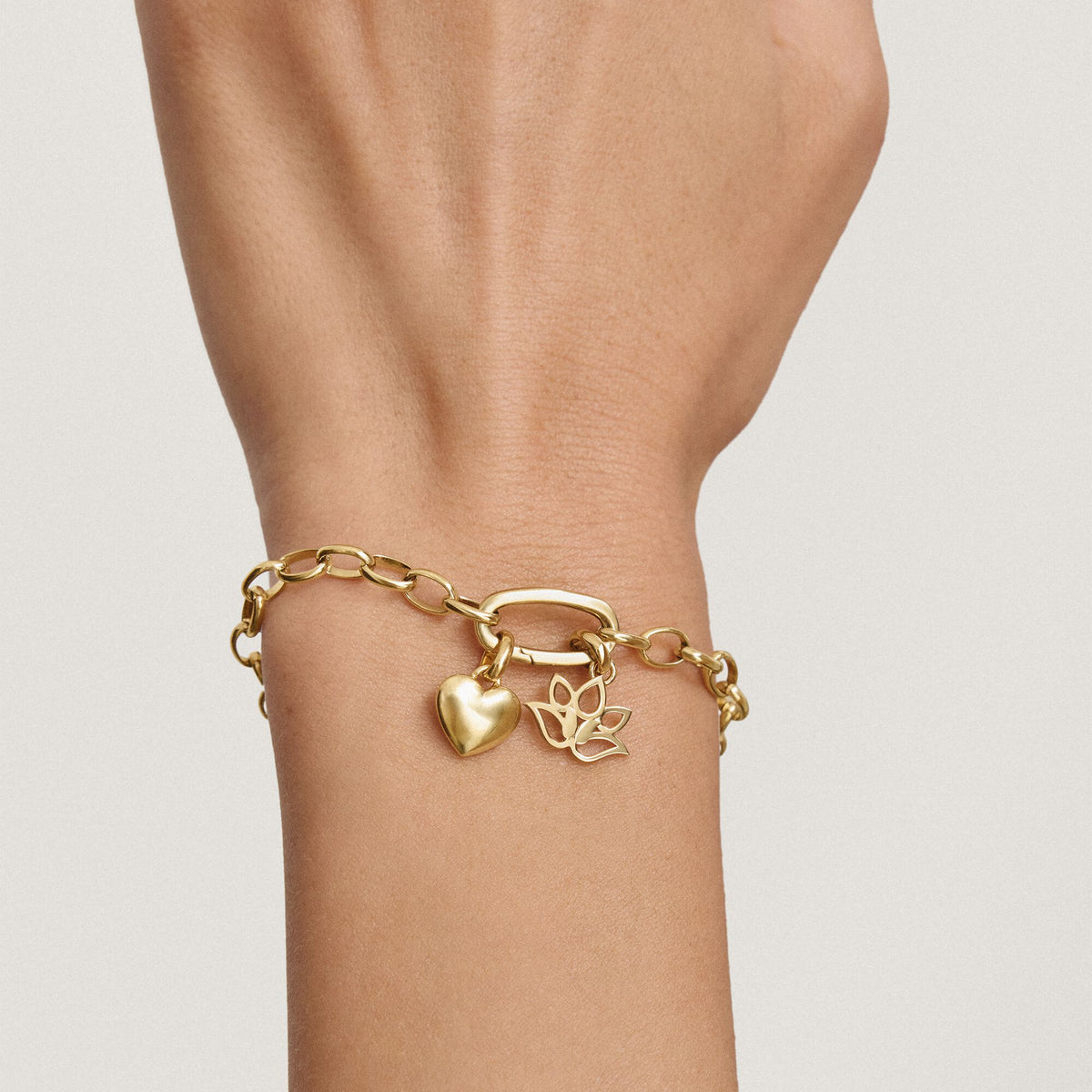 Thomas Sabo Gold-Plated Lotus Flower Charm CCC1363MY CCC1363MY view 2