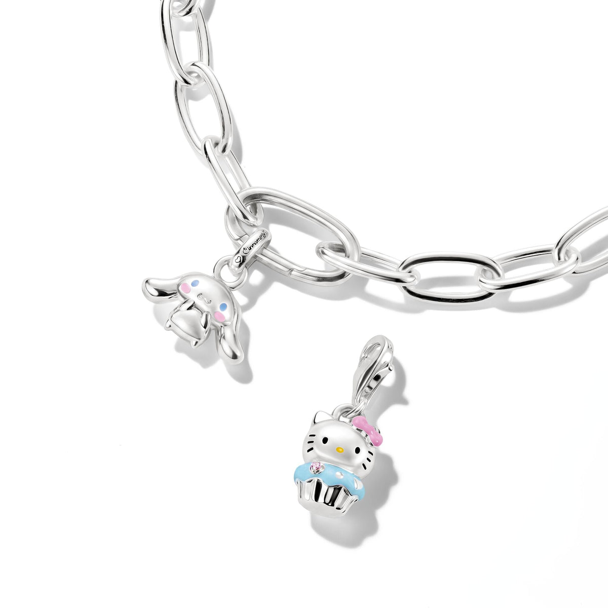 Thomas Sabo Hello Kitty Cinnamoroll Connect Charm, Silver-Plated CCC1377M CCC1377M view 3