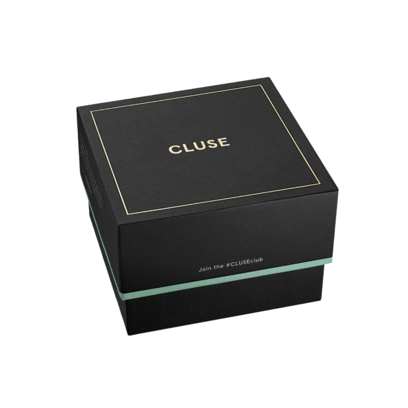 CLUSE Antheor Silver Link Blue Jelly Dial Watch CW21008
