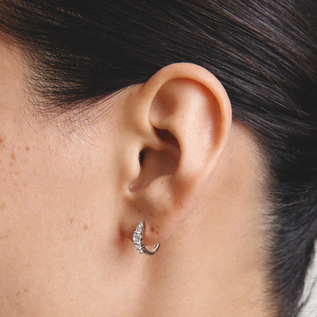 Thomas Sabo Hoop earrings with zirconia TCR778 TCR778 view 2