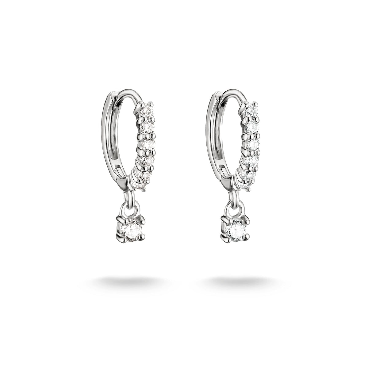 Thomas Sabo Hoop earrings with brilliant-cut zirconia TCR781 TCR781 front packshot