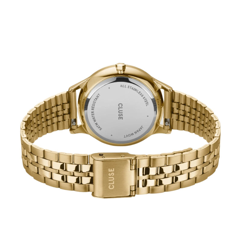 CLUSE Minuit Date Full Gold Link Watch CW14301