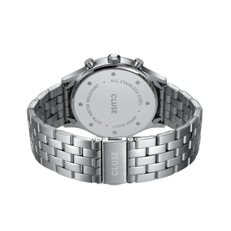 CLUSE Antheor Silver Link Blue Jelly Dial Watch CW21008