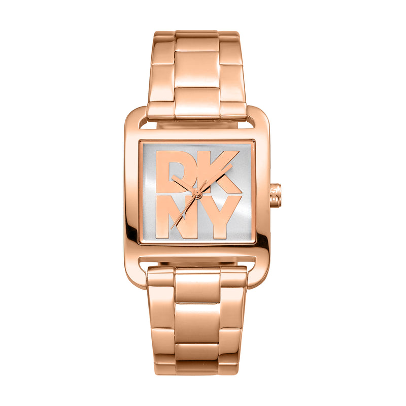 DKNY City Maxi Silver Dial Stainless Steel Watch DK1L001M0055