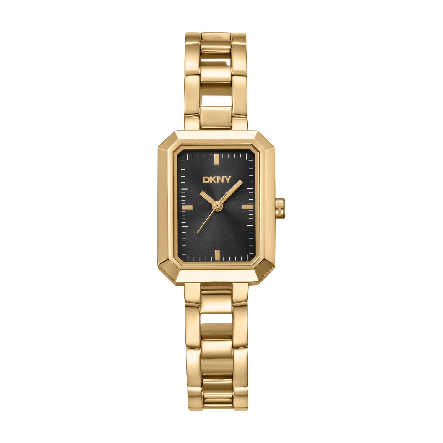 DKNY Uptown Midi Black Dial Stainless Steel Watch DK1L009M0015
