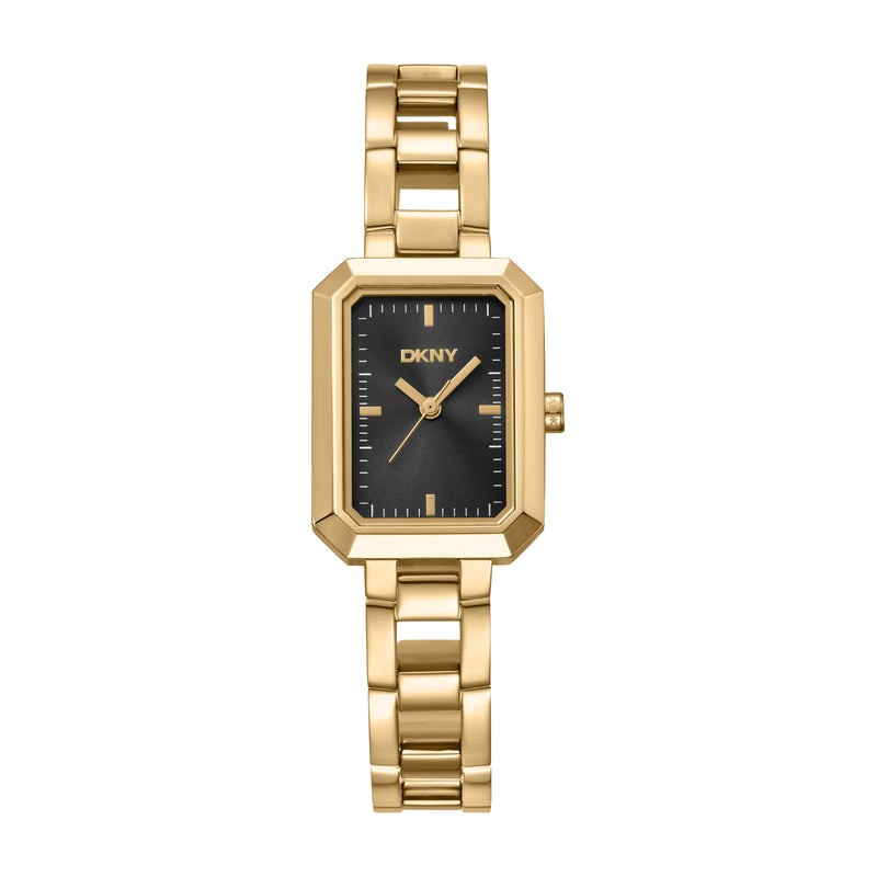 DKNY Uptown Midi Black Dial Stainless Steel Watch DK1L009M0015