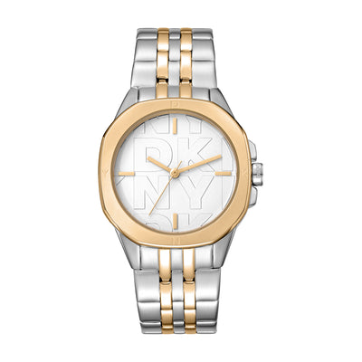DKNY Brooklyn Midi Silver Dial Stainless Steel Watch DK1L012M0085