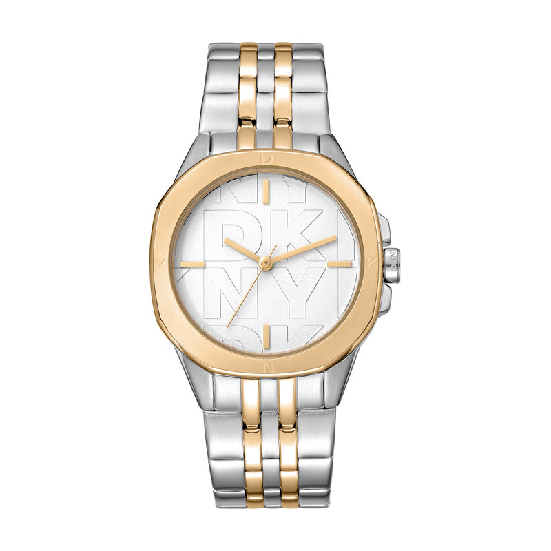 DKNY Brooklyn Midi Silver Dial Stainless Steel Watch DK1L012M0085