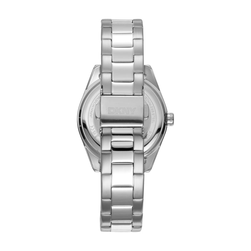 DKNY Chambers Midi Silver Dial Stainless Steel Watch DK1L016M0045