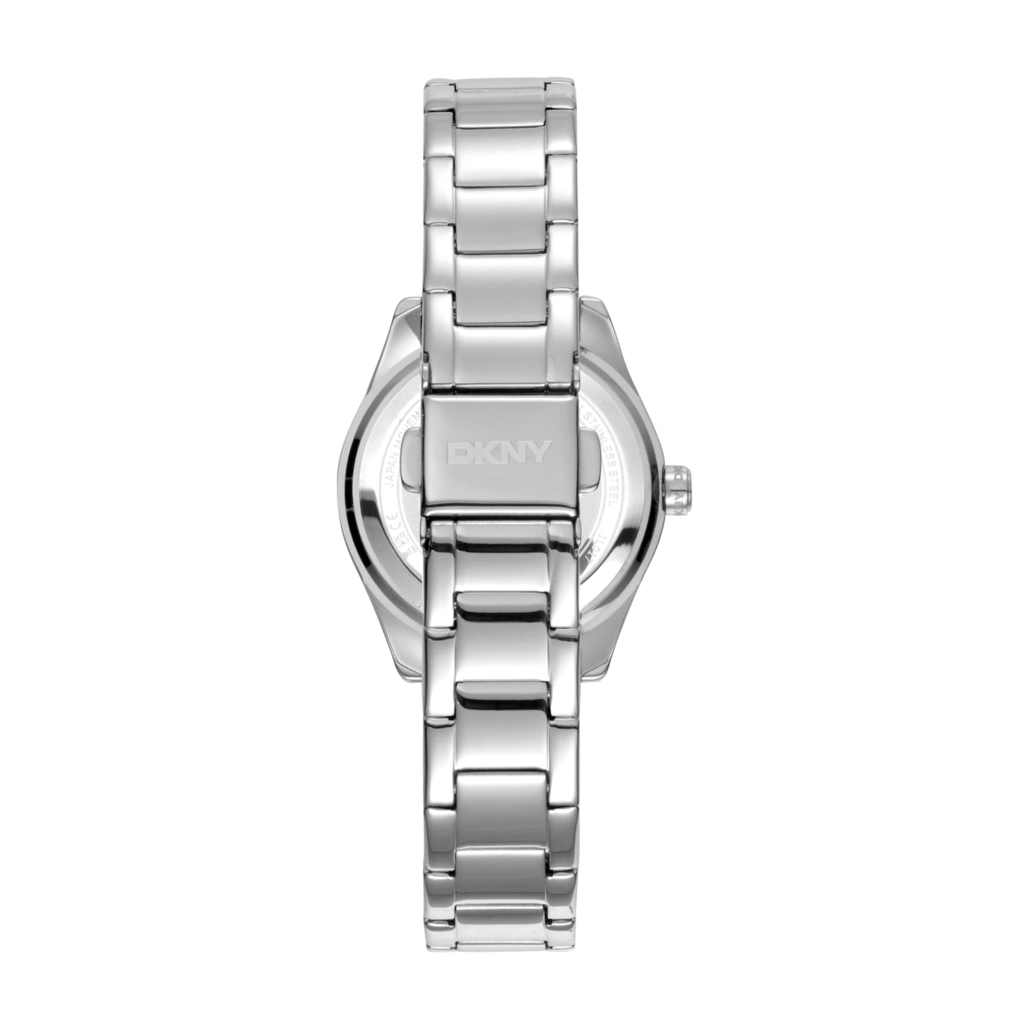 DKNY Chambers Glitz Silver 30mm Stainless Steel Womens Watch