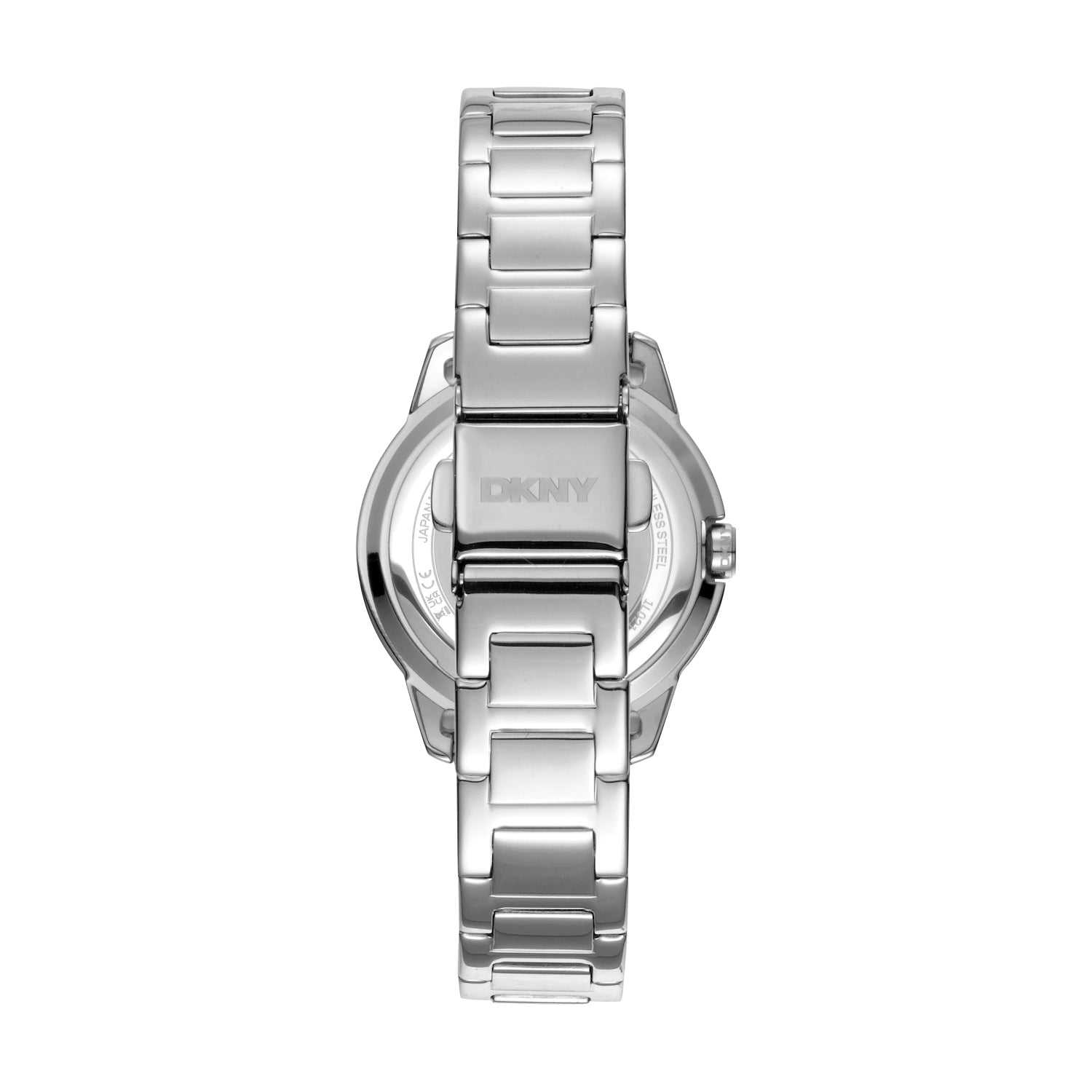 DKNY Park Ave Logo Silver Dial Stainless Steel Watch DK1L021M0035