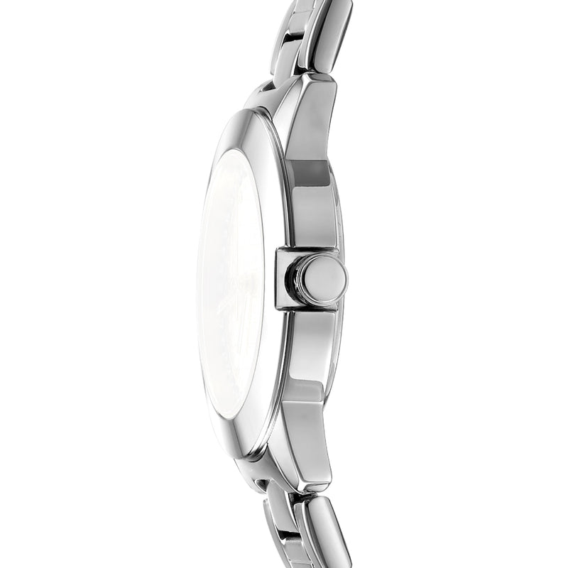 DKNY Park Ave Logo Silver Dial Stainless Steel Watch DK1L021M0035