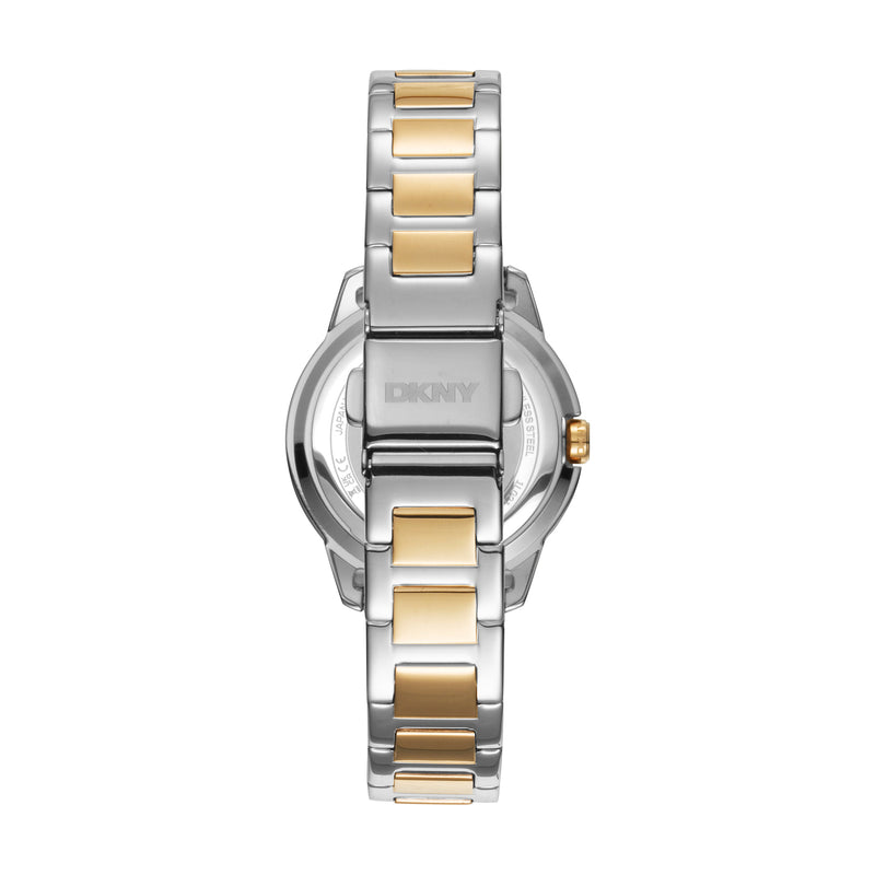 DKNY Park Ave Logo Blue Dial Stainless Steel Watch DK1L021M0085