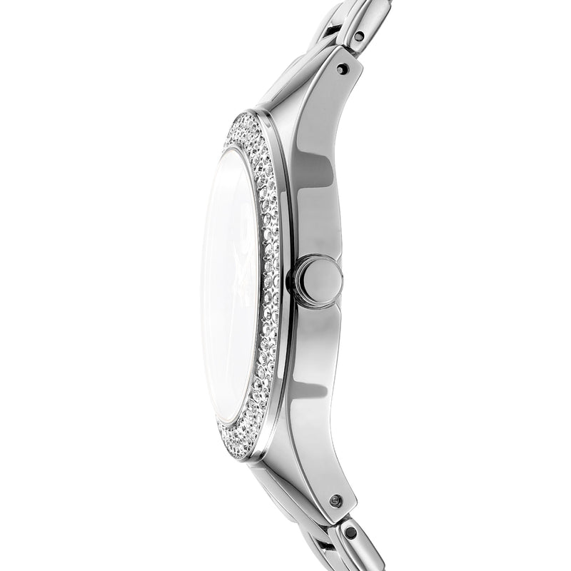 DKNY Parsons Glitz Blue Dial Stainless Steel Watch DK1L025M0035