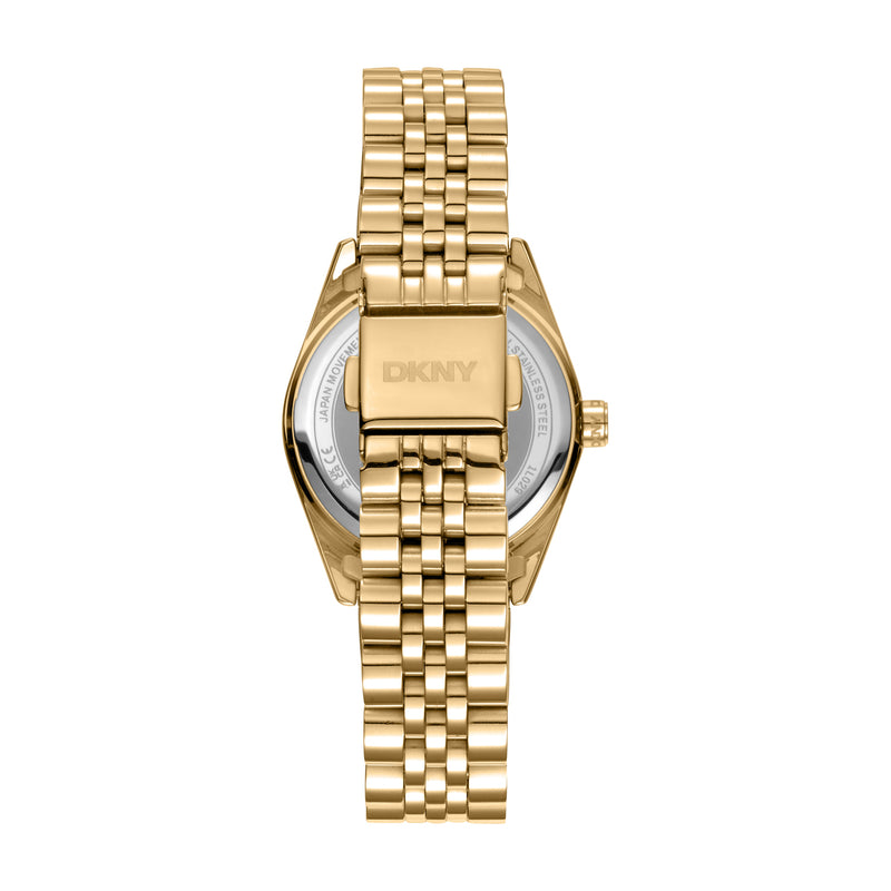DKNY Nolita Midi Silver Dial Stainless Steel Watch DK1L029M0055