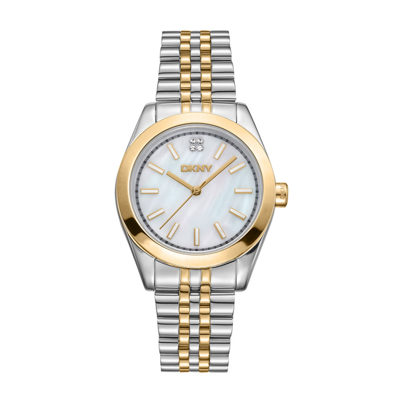DKNY Nolita Midi White Dial Stainless Steel Watch DK1L029M0075