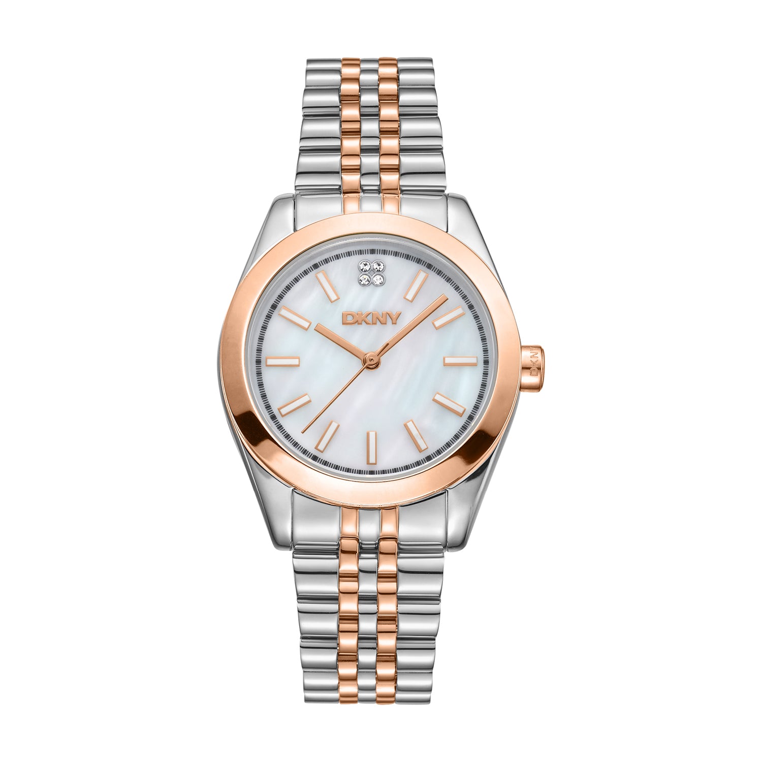DKNY Nolita Midi White Dial Stainless Steel Watch DK1L029M0095