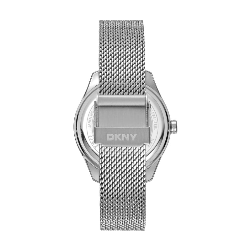 DKNY Astoria Logo Silver Dial Stainless Steel Watch DK1L032M0015