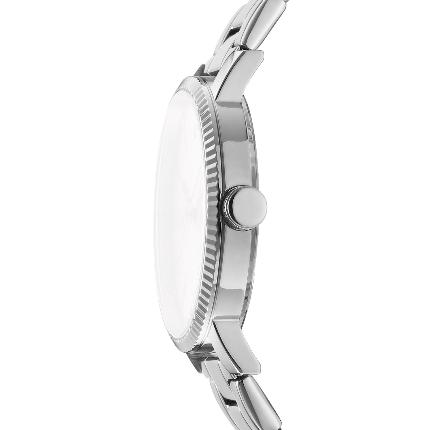 DKNY Soho Maxi Silver Dial Stainless Steel Watch DK1L034M0035