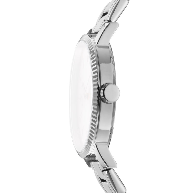 DKNY Soho Maxi Silver Dial Stainless Steel Watch DK1L034M0035