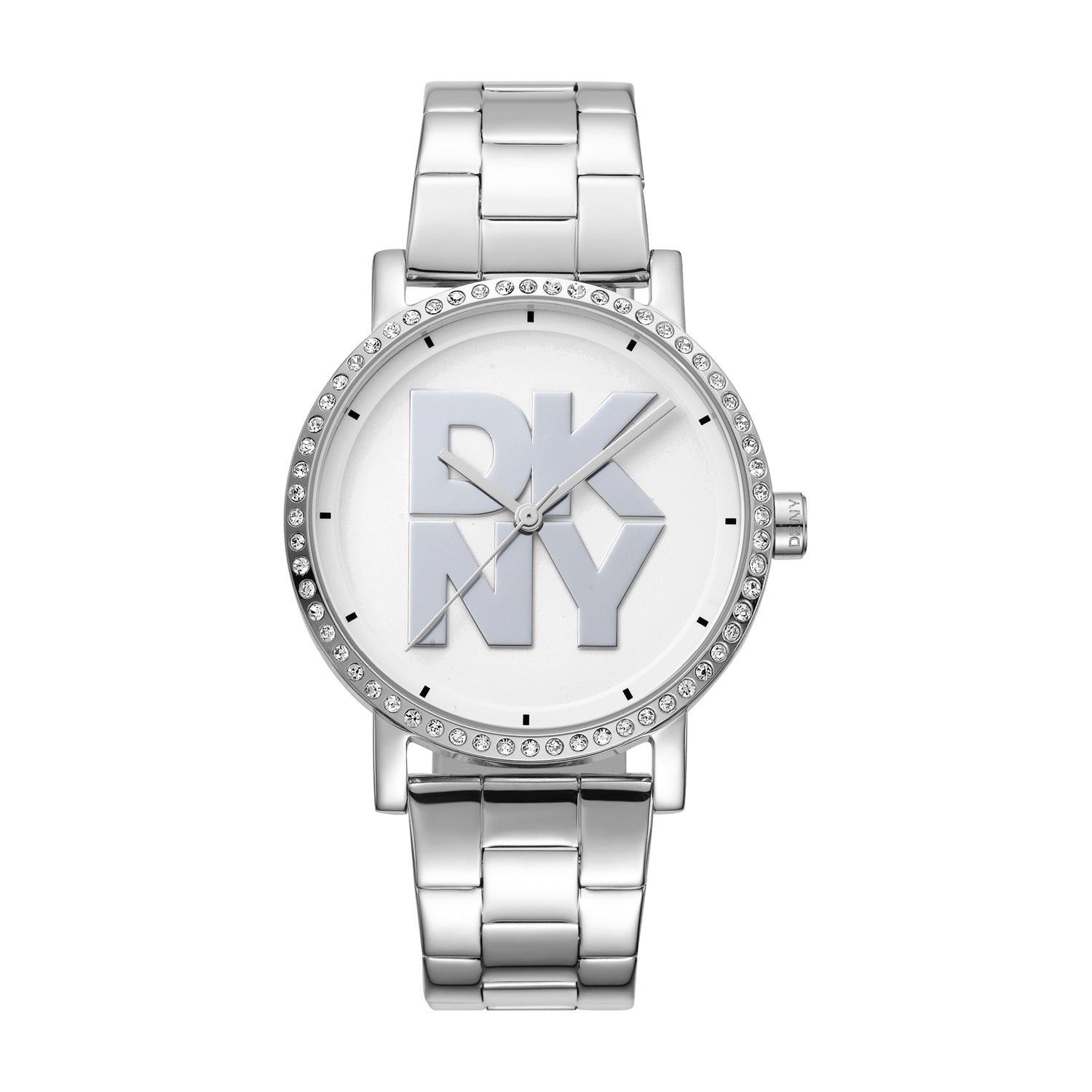 DKNY Soho Silver Stainless Steel 36mm Womens Elegant Watch