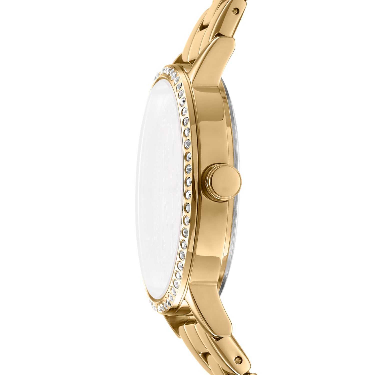 DKNY Soho Logo Silver Dial Stainless Steel Watch DK1L035M0055