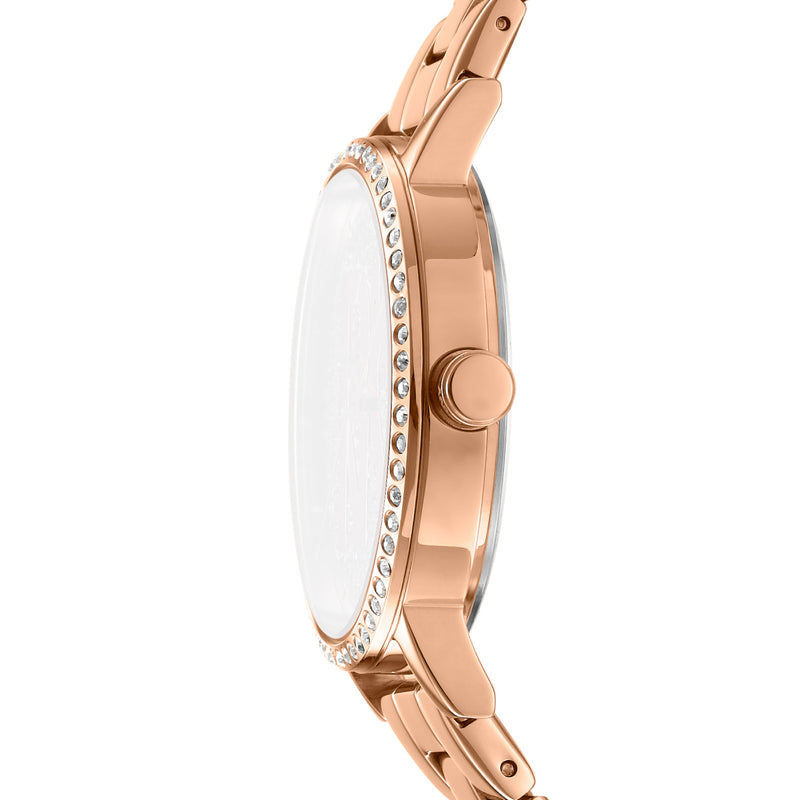 DKNY Soho Logo Silver Dial Stainless Steel Watch DK1L035M0065