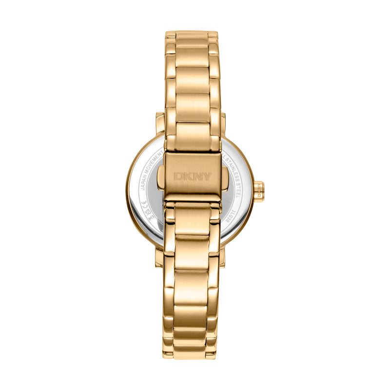 DKNY Soho Glitz Silver Dial Stainless Steel Watch DK1L038M0055