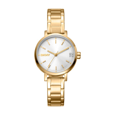 DKNY Soho Glitz Silver Dial Stainless Steel Watch DK1L038M0055