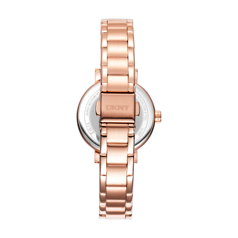 DKNY Soho Glitz Silver Dial Stainless Steel Watch DK1L038M0065