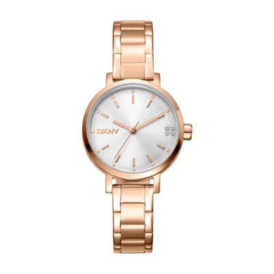 DKNY Soho Glitz Silver Dial Stainless Steel Watch DK1L038M0065