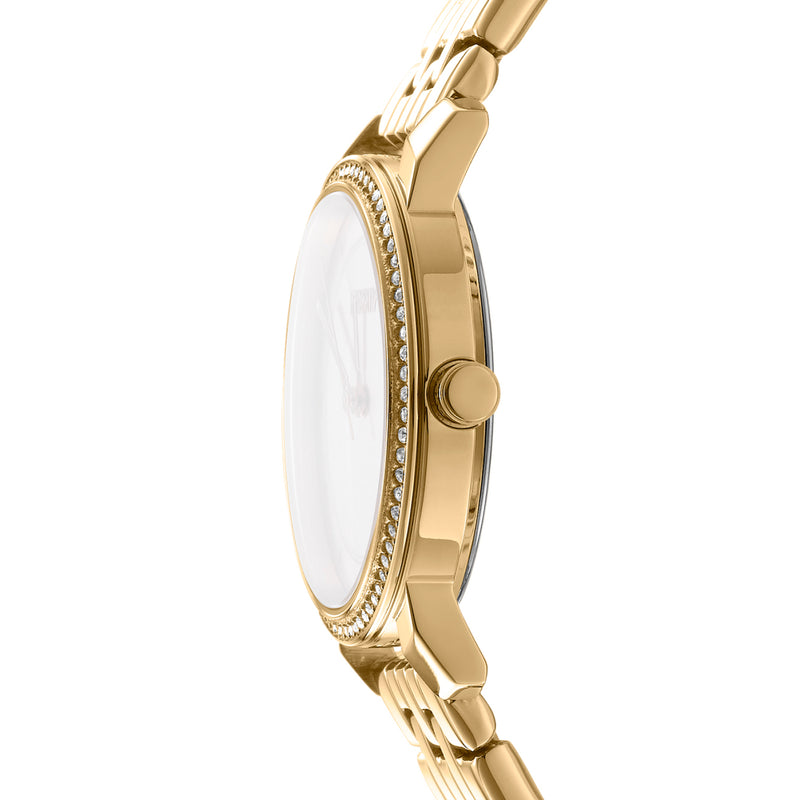 DKNY Astoria Glitz Silver Dial Stainless Steel Watch DK1L065M0045