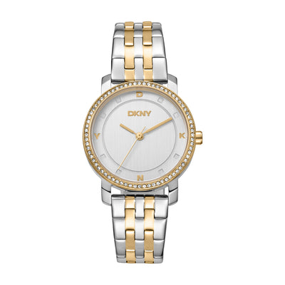 DKNY Astoria Glitz Silver Dial Stainless Steel Watch DK1L065M0065