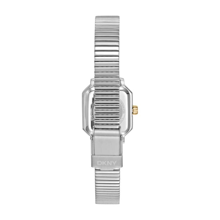 DKNY Two Tone Stainless Steel Womens Watch With Green Dial 22mm