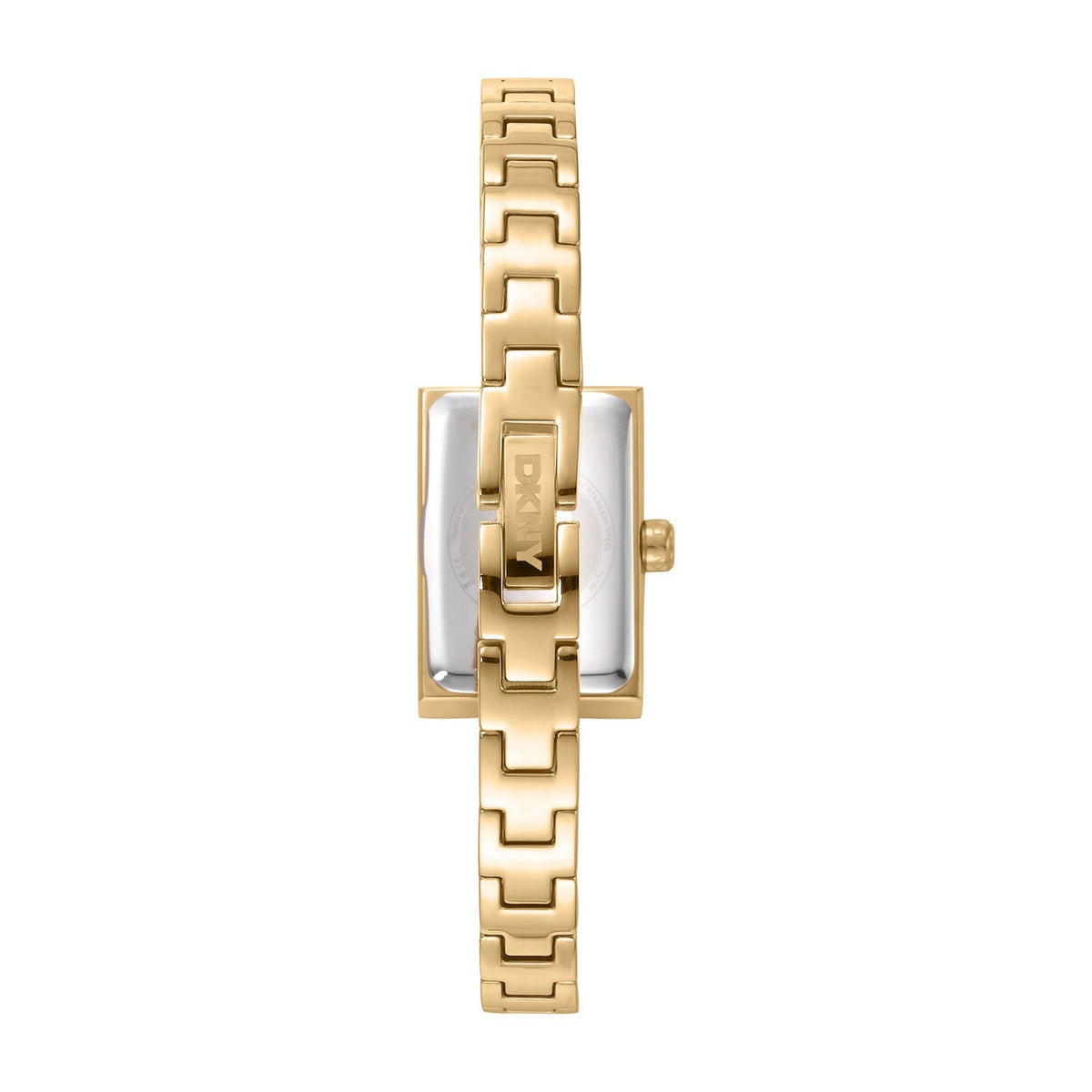 DKNY Signature Shape White MOP Dial Gold / Silver Steel Womens Watch DK1L166M0035 view 2