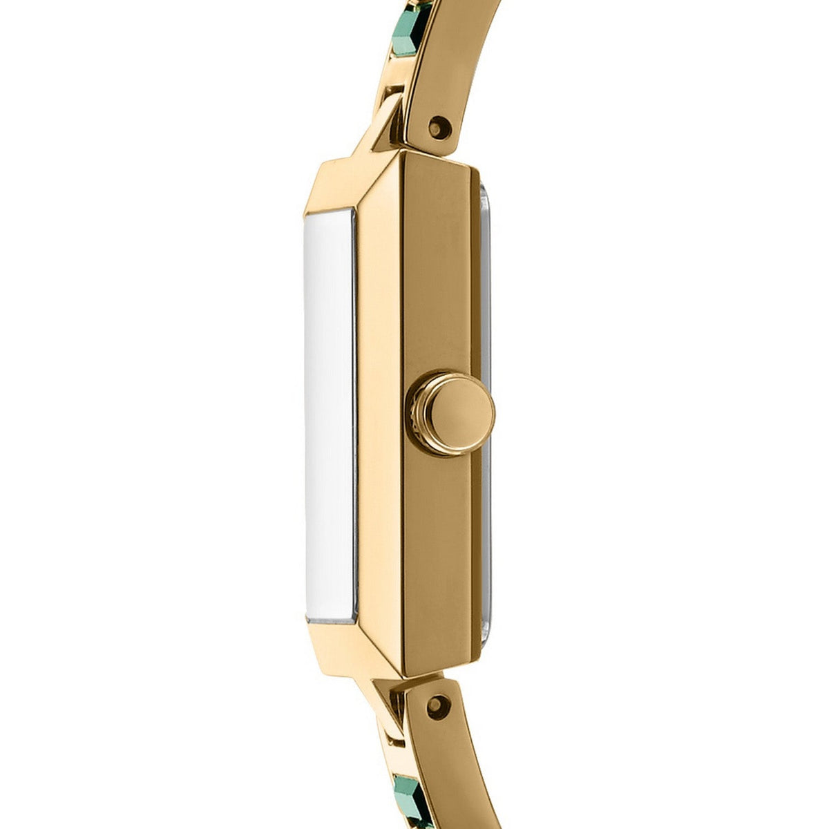 DKNY Signature Shape Green Dial Gold / Green Steel Womens Watch DK1L166M0045 view 3