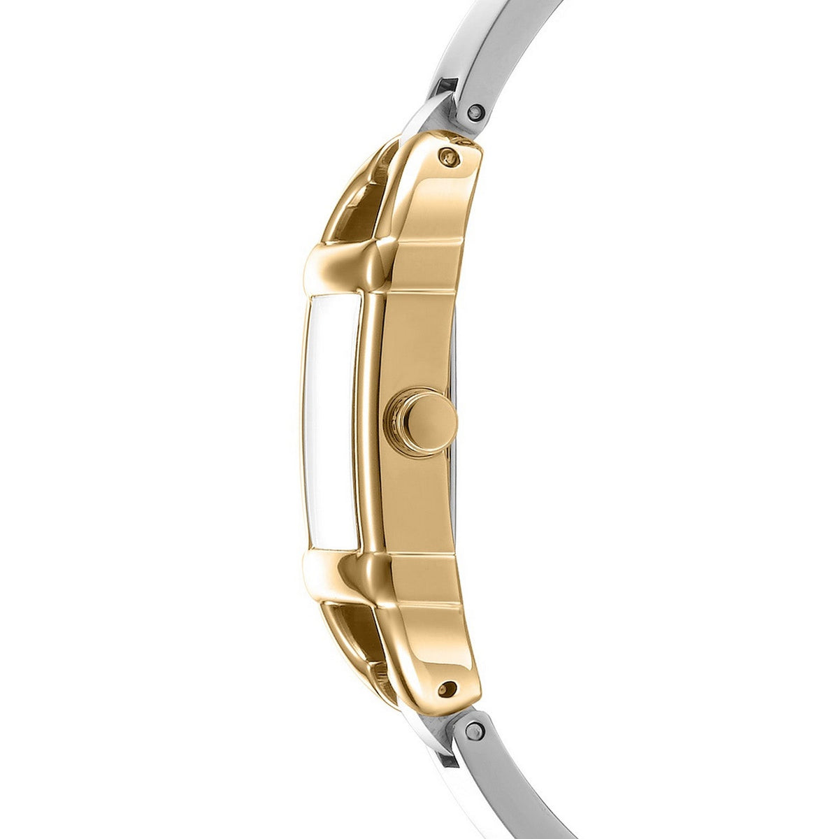 DKNY Signature Shape Silver Dial Two Tone Steel Womens Watch DK1L179M0255 view 3