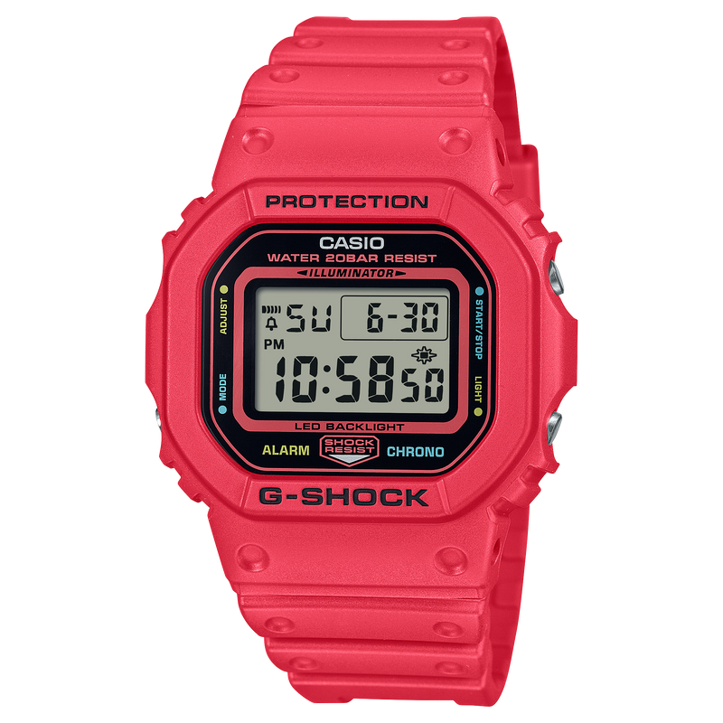 G-Shock Digital Pink Resin Band Watch DW5600EP-4D