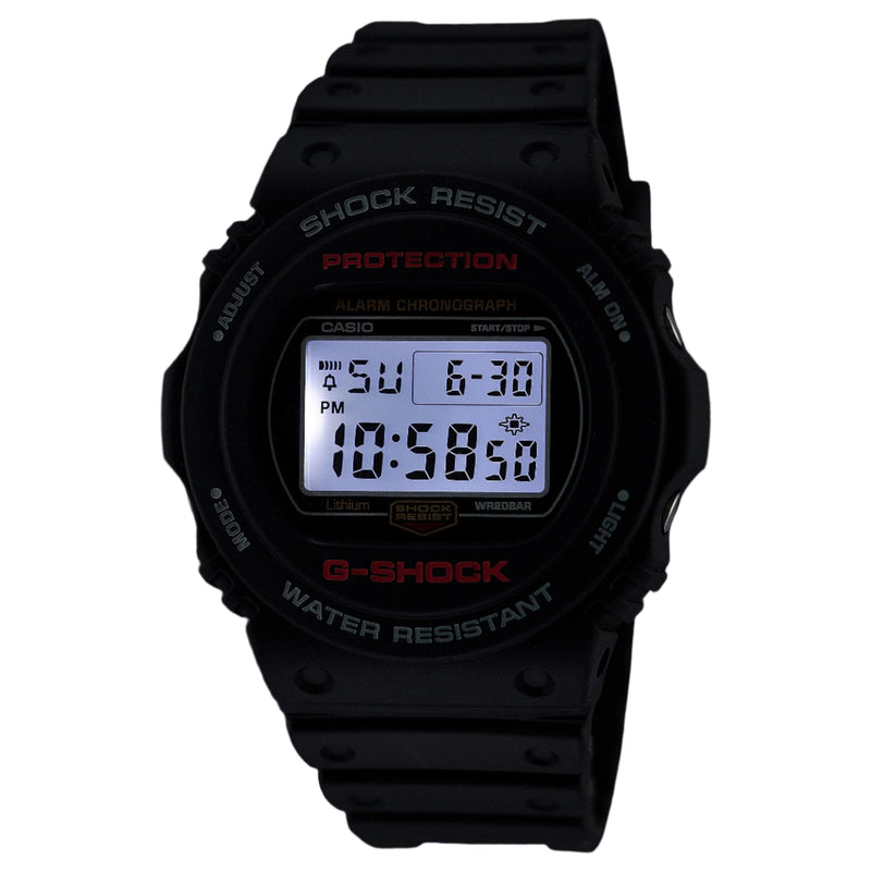G-Shock Digital Grey Dial Black Resin Band Watch DW5750UE-1D
